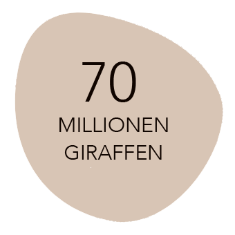 70 Millionen Giraffen